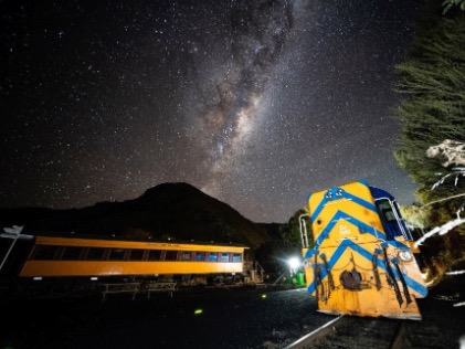 Dunedin Railways’ Stargazer rolls again